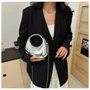 the GLAM BAG - Luxury Designer Evening Clutch, Clear Acrylic Women Handbags, Fashion Shoulder Bag, Half Moon Wedding Purses