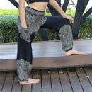 the BIKRAM - Women's Casual Loose Baggy Boho Yoga Hippie Hammer Harem Pants