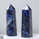 the OBELISK - Natural Stone and Crystals Point Wand, Witchcraft Rose Quartz Amethyst, Home Decoration Mineral Stones, Crafts Room Aquarium Decor