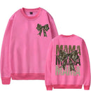 the CAMO MAMA - Women Mama Camo Coquette Bow Oversized Sweatshirts