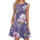 the EXOCTIC BOHO - Bohemian Hawaiian Style Summer Sleeveless Short Skirt Fashion Beach Surfing Party Dress for Women