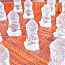 the LITTLE BUDDHA - 1PC High Quality Random Clear Quartz Sitting Buddha, Natural Carving, Healing Crystal, Birthday Gift