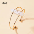 1PC Natural Crystal Double Pointed Hex Prism Bracelet Women Reiki Healing Energy Strand Bracelet  Jewelry Stylish Birthday Gift