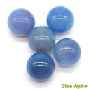 the CHAKRA BALLS - 5PCS / Set Mini 16mm Natural Stones Crystals Round Balls, Healing Reiki Amethyst Rose Quartz Energy Chakra Globe Balls