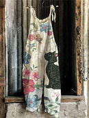 the BOHO OVERALLS - Women's Summer Bohemian Casual Loose Jumpsuit