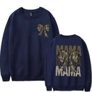 the CAMO MAMA - Women Mama Camo Coquette Bow Oversized Sweatshirts