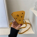 the CHEESE BALL - Cheese Shaped Mini Bags for Women, New Cute Purses and Handbags, Female Small Crossbody Shoulder Bag