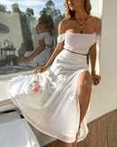 the SALSA BOHO - Elegant Bohemian Summer Sexy 2 Piece Sets Top and Skirt for Women