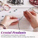 the PENDANTS - 20 Pcs Hexagonal Crystal Pendant, Bullet Shape Gemstone Pendant, Healing Crystal Stone Charms for Necklace Earrings Jewelry Making