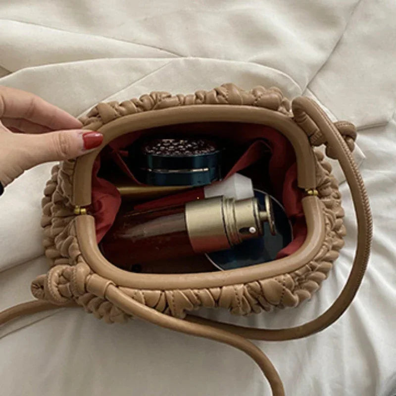 the BASKETWAVE - Luxury Brand Shoulder Bag for Women, Fashion Embroidered Thread Messenger Bag, Cute Purse Crossbody Bag, Designer Clutch Hobos