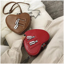 the GOTHIC HEART - Gothic Heart Blade Zipper Chain Crossbody Bags for Women/Girl, Casual Shoulder Purses Handbags