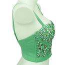 the JEWELED POPSTAR - Sexy Club Corset Streetwear Casual Camis Summer Party Fashion Tank Tops