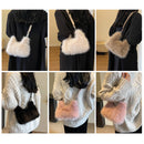 the FUR BALL - Plush Shoulder Bag, Women Soft Fluffy Crossbody Bag, Faux Fur Luxury Handbag, Winter Women's Bag, Clutch Purse for Women