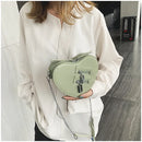 the GOTHIC HEART - Gothic Heart Blade Zipper Chain Crossbody Bags for Women/Girl, Casual Shoulder Purses Handbags