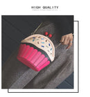 the CUPCAKE - Fashion Cakes Diamond Party Casual Purse, Ladies Chain Shoulder Bag, Handbag Crossbody Mini Messenger Bag