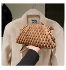 the BASKETWAVE - Luxury Brand Shoulder Bag for Women, Fashion Embroidered Thread Messenger Bag, Cute Purse Crossbody Bag, Designer Clutch Hobos