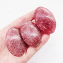 the STRAWBERRY STONE - 1pc Natural Strawberry Quartz Energy Reiki Stone. Crystal Quartz Healing, High Quality Gemstone for Gifts