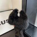 the FUR BALL - Plush Shoulder Bag, Women Soft Fluffy Crossbody Bag, Faux Fur Luxury Handbag, Winter Women's Bag, Clutch Purse for Women