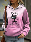 the FRAZZLE DAZZLE CAT - Cartoon Anime Cat 3D Print Oversized Hoodies/Pullover/Sweatshirts for Women