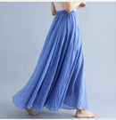 the 50's RETRO - Elegant Vintage Bohemian Fashion Cotton Linen Long Skirt