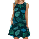 the EXOCTIC BOHO - Bohemian Hawaiian Style Summer Sleeveless Short Skirt Fashion Beach Surfing Party Dress for Women