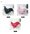 the DINO-MYTE - Trend Fashion 3D Dinosaur Design Rivets PU Leather Chain Purse, Shoulder Bag Tote, Crossbody Mini Messenger Bag
