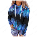 Floral 3d Print Graphic Hoodie Women Fashion Hoodies Sweatshirt Women Sweats Oversized Coat Heart Sweatshirt Pocket Pullovers