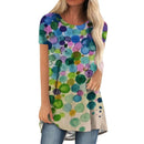 the ABSTRACT - Fashion Abstract Graphics T-Shirts Floral 3D Printed Oversized Streetwear Tunic Tops