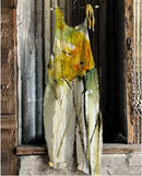 the BOHO JUMPSUIT - Women's Summer Fashion Bohemian 3D Printed Retro Straight-Leg Loose Comfortable Jumpsuit