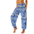 Women's Clothing Harem Pants, Bohemian Yoga Pants,Flowy Trouser Yoga Boho Hippie Clothes Pilates Pants with Pocket