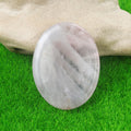 35x45mm Thumb Worry Stones Oval Massage Quartz Healing Crystal Chakra Energy Therapy Meditation Spiritual Natural Gemstone Decor