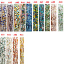 the LAYERED BOHO - Women's Imitation Pearl Necklace Choker Seed Beads Rainbow Stainless Steel Clasp Sailor Buckle Base Chain Gold Color Boho