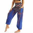 the BIKRAM - Women's Casual Loose Baggy Boho Yoga Hippie Hammer Harem Pants
