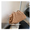 the BASKETWAVE - Luxury Brand Shoulder Bag for Women, Fashion Embroidered Thread Messenger Bag, Cute Purse Crossbody Bag, Designer Clutch Hobos