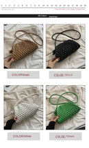 the BASKETWAVE - Luxury Brand Shoulder Bag for Women, Fashion Embroidered Thread Messenger Bag, Cute Purse Crossbody Bag, Designer Clutch Hobos