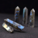 the OBELISK - Natural Stone and Crystals Point Wand, Witchcraft Rose Quartz Amethyst, Home Decoration Mineral Stones, Crafts Room Aquarium Decor