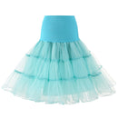 the PETTICOAT - Women's 50s Vintage Tulle Petticoat Half Slip Tutu Underskirt