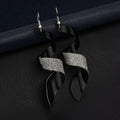 the SPIRAL - Tassel Earrings Trendy Frosted Earrings, Bohemia Long Earring for Women/Girls