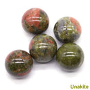the CHAKRA BALLS - 5PCS / Set Mini 16mm Natural Stones Crystals Round Balls, Healing Reiki Amethyst Rose Quartz Energy Chakra Globe Balls