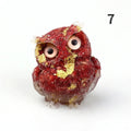 1PCS Natural Crystal Stone Gravel Owl Animal Crafts Hand Made Small Figurines DIY Resin Table Decor Home Decor Collect Gifts