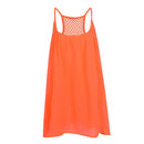 the NEON BOHO - Summer Beach Loose Casual Sleeveless Spaghetti Strap Hollow Out Mini Dress