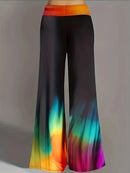 the PRISM - Plus Size Women's Gradient Elegant Wide Leg Pants Fashionable Tie-Dyed Wide Leg Pants