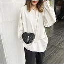 the GOTHIC HEART - Gothic Heart Blade Zipper Chain Crossbody Bags for Women/Girl, Casual Shoulder Purses Handbags