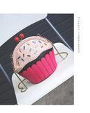the CUPCAKE - Fashion Cakes Diamond Party Casual Purse, Ladies Chain Shoulder Bag, Handbag Crossbody Mini Messenger Bag