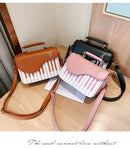 the KEYBOARD - Piano Design Women Shoulder Bags, PU Leather Messenger Bag, Handbag Fashion Crossbody Bag/Pocket Coin Purse