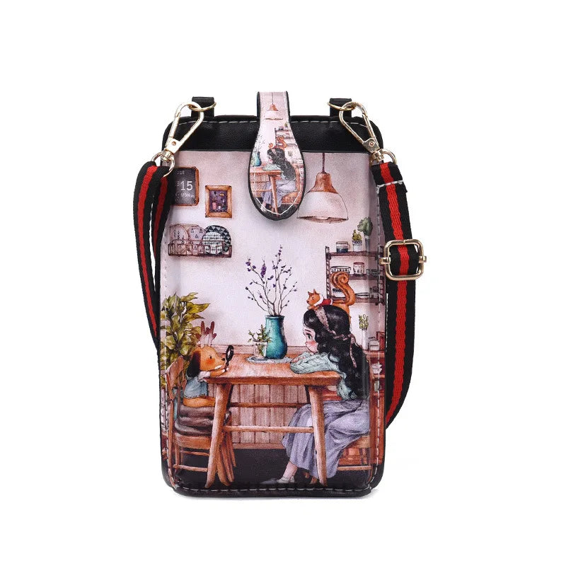 the WALLET - Women Handbags/Casual Messenger Bags for Women, Female PU Leather Shoulder Bag, Fashion Ladies Crossbody Bags