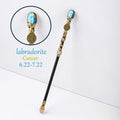 1PC 12 Constellation Crystal Stone Wand Magic Gem Healing Home Decor Easter Halloween Creative Gifts 2023 New Arrivals