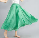 the 50's RETRO - Elegant Vintage Bohemian Fashion Cotton Linen Long Skirt