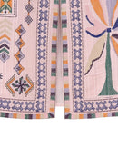 the STITCH BOHO - Women's Vintage Floral Pattern Embroidered Vest Sleeveless Open Front Versatile Short Outerwear Boho Cardigan Crop Vests