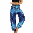 the AZTEC BOHO - Hippie Harem Soft Bloomer Sports Dance Boho Jogger Pants with Pockets